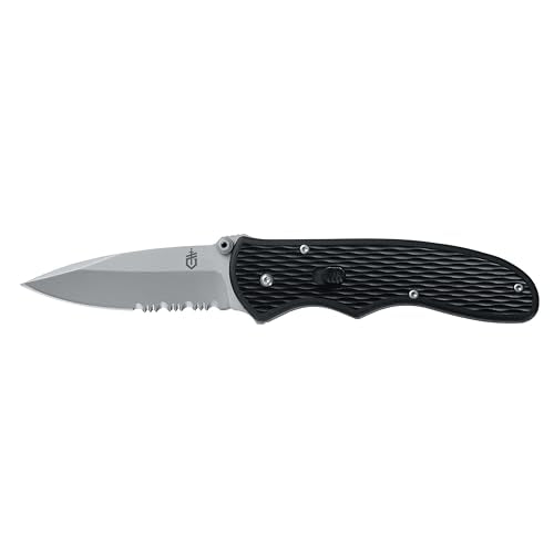 Gerber FAST Draw Assisted Opening Pocket Knife - 3 Inch Serrated Blade