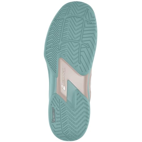 Babolat Women's SFX4 All Court Tennis Shoes Peach/Blue Size 9 - Comfortable & Lightweight