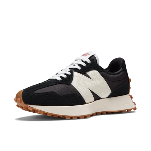 New Balance Women's 327 Sneakers - 9.5 Black White Retro Style