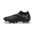 Soccer Cleats for Men Future 8 Match Firm Ground Artificial Turf - Black / Fizz Light / Green, Size 11