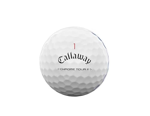 Callaway Chrome Tour X Golf Balls - Triple Track White, 2 Dozen