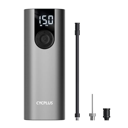 Portable Tire Inflator Pump 150 PSI with Digital LCD and Aluminum Shell
