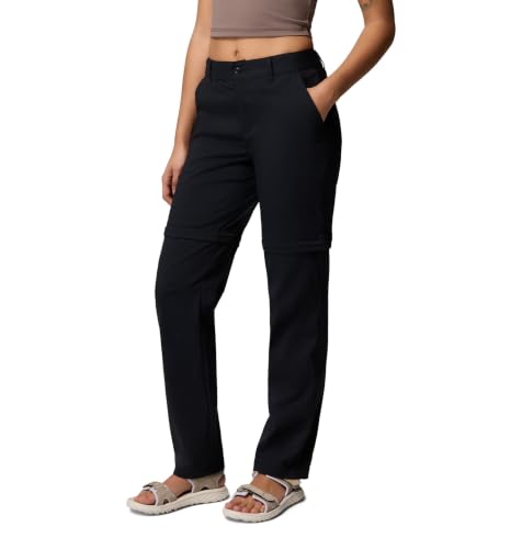 Columbia Women's Leslie Falls Convertible Hiking Pants - Black, 2 Short