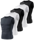 Men's Sleeveless Compression Shirt - Athletic Base Layer for Running