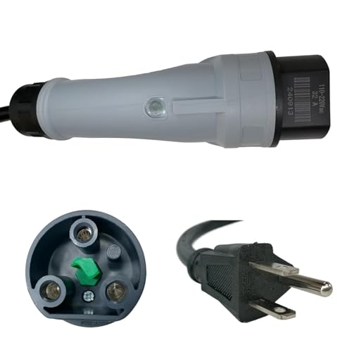 16.4ft Golf Cart Charging Power Cord Assembly - 32A 110V~220V Compatible with MadJax XSeries Storm & Denago EV