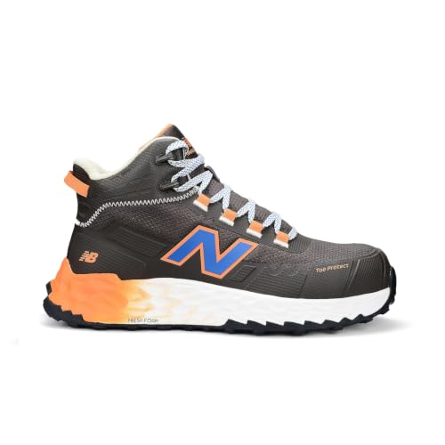 Men's Brown New Balance Cremorne Fresh Foam Work Shoes with Composite Toe - Size 10
