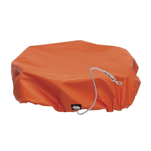 Orange Vinyl Bucket Cover with Bungee Strap for Utility & Arborist Buckets
