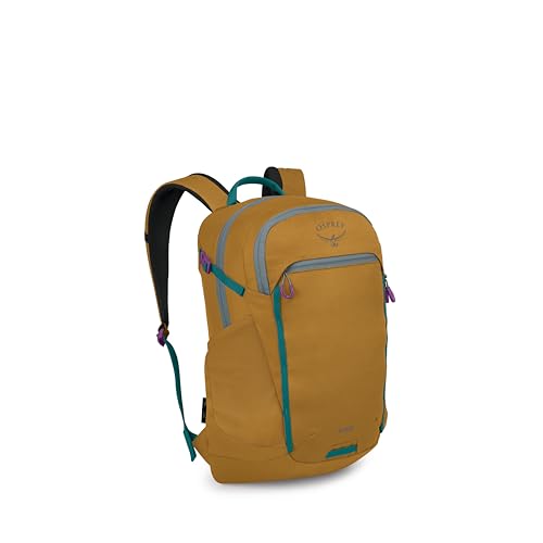 Osprey Axis Laptop Backpack - Barley Brown, Water Bottle Pockets & Compression Straps