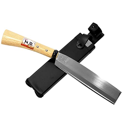 Japanese NATA Hatchet 8.2-Inch Hand Axe with Sheath - Single-Bevel