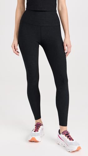 Beyond Yoga Women's Spacedye Caught in The Midi High Waisted Leggings - Darkest Night Medium
