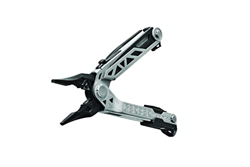 Gerber Center-Drive Multitool with 16-Piece Bit Set & Sheath – Pliers, Knife, Wire Cutters, Bottle Opener