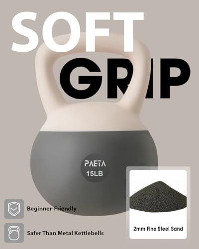 PAETA Soft Kettlebell 45lbs - Colorful Heavy Duty Floor-Friendly Home Workout