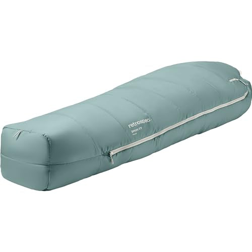Dream Mummy Sleeping Bag - 5°F Cold Weather Camping & Travel Essential with Water-Resistant Shell & Synthetic Fill - Sprucestone / 5F Regular