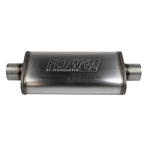 Flowmaster 71249 FlowFX Muffler 3-Inch Center In/Out Stainless Steel - Moderate Sound