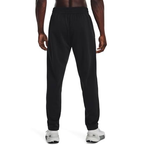 Under Armour Men's Armour Fleece Pants - Medium Black & White