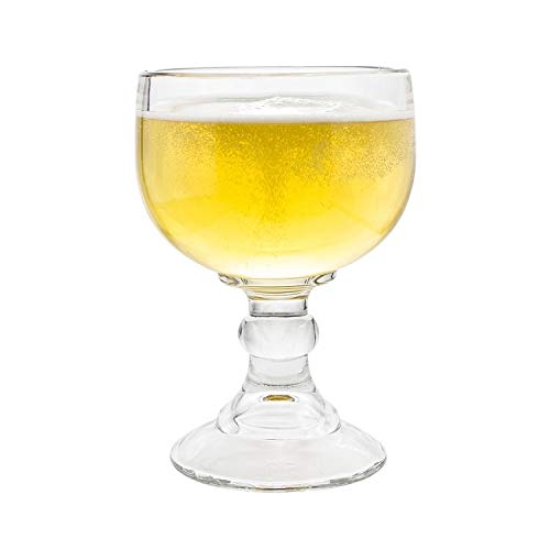 Classic 21.5 Oz Margarita & Cocktail Glass Set of 4 with Color Clips - Lead-Free Crystal
