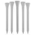 Bamboo Golf Tees 70mm Pack of 50 White - Durable Eco-Friendly Golf Accessories