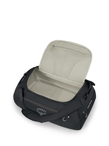 Osprey Daylite 45L Duffel Backpack - Versatile Travel & Gym Bag, Black