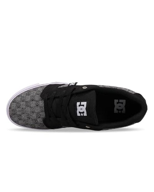 DC Men's Anvil TX SE Skate Shoe, Grey/Black, 8