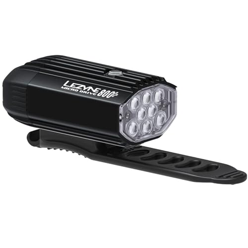 LEZYNE Micro Drive Front Bike Light 800 Lumens USB-C Black Satin
