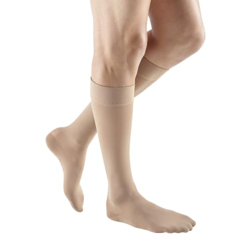 Mediven Plus Calf High Compression Socks - Black, IV-Regular, 20-30 mmHg