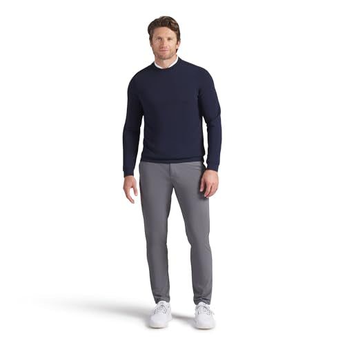 Men's Cloudspun Fleece Golf Crewneck - XX-Large Deep Navy