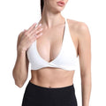 Aoxjox Metamorph Sienna Twist Sports Bra - White Medium