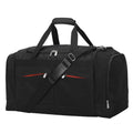 Large 24 Inch Gym Duffle Bag with Shoes Compartment - 65L Black - Versatile Sports Travel Bag