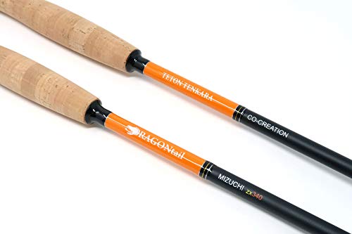 DRAGONtail Tenkara ZX340 Small Tenkara Rod with Level Line Kit - 8ft, 9.6ft, 11ft
