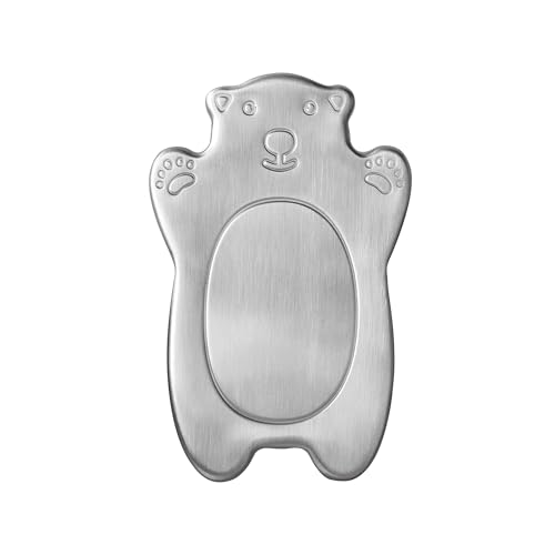 Stainless Steel Polar Bear Ice Packs Set of 2 - Food Safe, Reusable Lunch Cooler