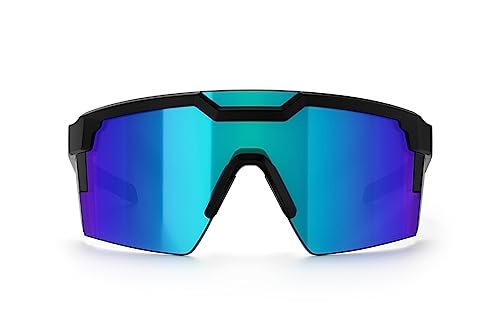 Heat Wave Visual Future Tech Z87+ Custom Sunglasses - USA Stars & Stripes / Galaxy Blue