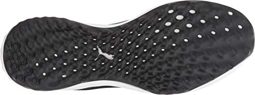 Puma Grip Fusion Sport Men's Golf Shoes - Black & Quiet Shade, Size 11