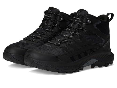 Merrell Men's Speed Strike 2 Mid Waterproof Hiking Shoes - Black 11