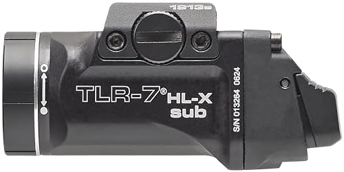 Rechargeable Gun Light with Ambidextrous Switch - Fits 1913 Short Rails - One Size