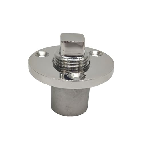 Marine Boat Drain Plug Kit for 1 Inch Hole - Vent & Drain Fitting