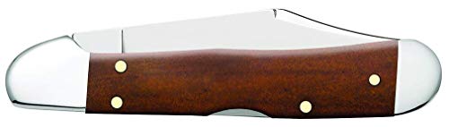 Case Mini Copperlock Pocket Knife Chestnut Smooth Bone 2.7-Inch Lockback