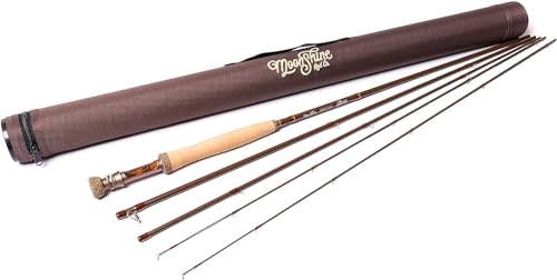 Moonshine Rod Company 3WT 7'6 Fly Fishing Rod with Carrying Case & Extra Tip
