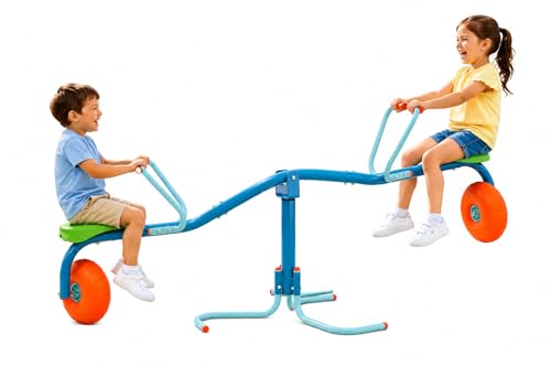 TP Spiro Spin Teeter Totter - Bounces & Spins 360° for Kids Blue/Green