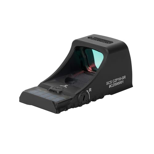 Holosun Green Multi-Reticle Pistol Sight - Aluminum Solar Circle Dot for CZ P10