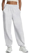 Women's Oversized Drawstring Lounge Sweatpants with Pockets - Small / Chestnut Brown