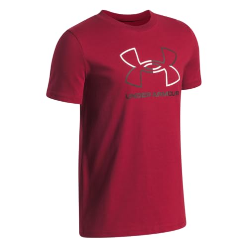 Under Armour Boys' Global Foundation Short Sleeve T-Shirt - Medium / Cardinal / Black