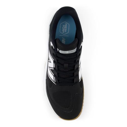 New Balance Men's Fresh Foam 3000 V7 Turf-Trainer Black/White 8 – Baseball Turf Shoes