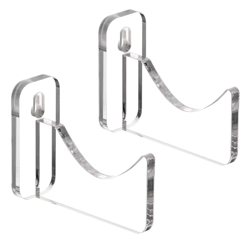 SANRUI Acrylic Lightsaber Wall Mount 1-Tier Adjustable Sword Display Stand