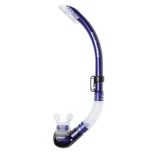 Semi-Dry Snorkel for Scuba Diving & Snorkeling - Blue / One Size