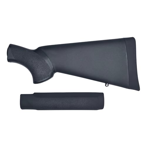 Hogue OverMolded Rubber Shotgun Stock & Forend for Mossberg 500 - Black, One Size