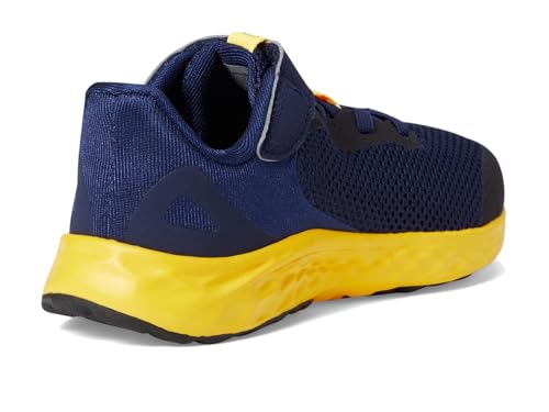 Baby Boys Running Shoes with Hook and Loop Closure - Fresh Foam Arishi V4, Navy & Red, Toddler Wide Fit