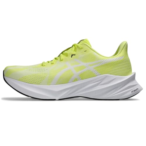 ASICS Men's DYNABLAST 5 Running Shoes Citron White 14 - Breathable, Cushioned Athletic Sneakers