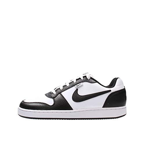 Nike Men's Ebernon Low Athletic Shoe - Size 10.5 White Black Wolf Grey