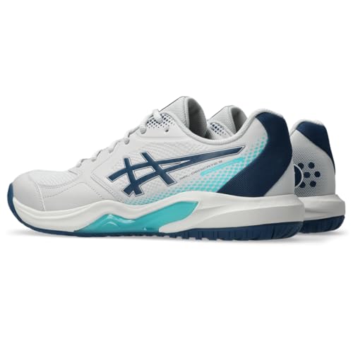 ASICS Men's Gel-Dedicate 9 Pickleball Tennis Shoes 10.5 Concrete Mako Blue