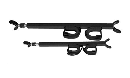 UTV Gun Rack for 23-28 Inch Roll Bar - Overhead Quick-Draw Model QD850-OGR, Black Powder-Coated